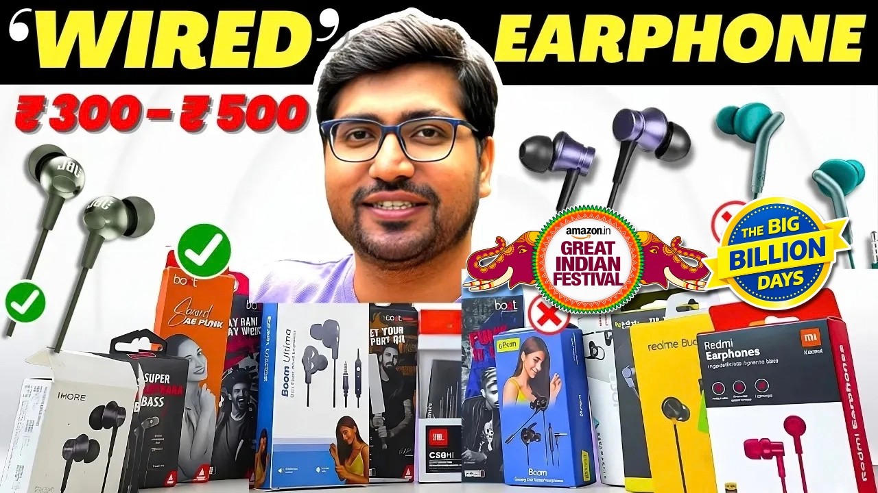 [TOP 3]🔥Best Wired Earphones 2026🔥Best Wired Earphone With 3.5mm Jack🔥Best Wired Earphones Under 500