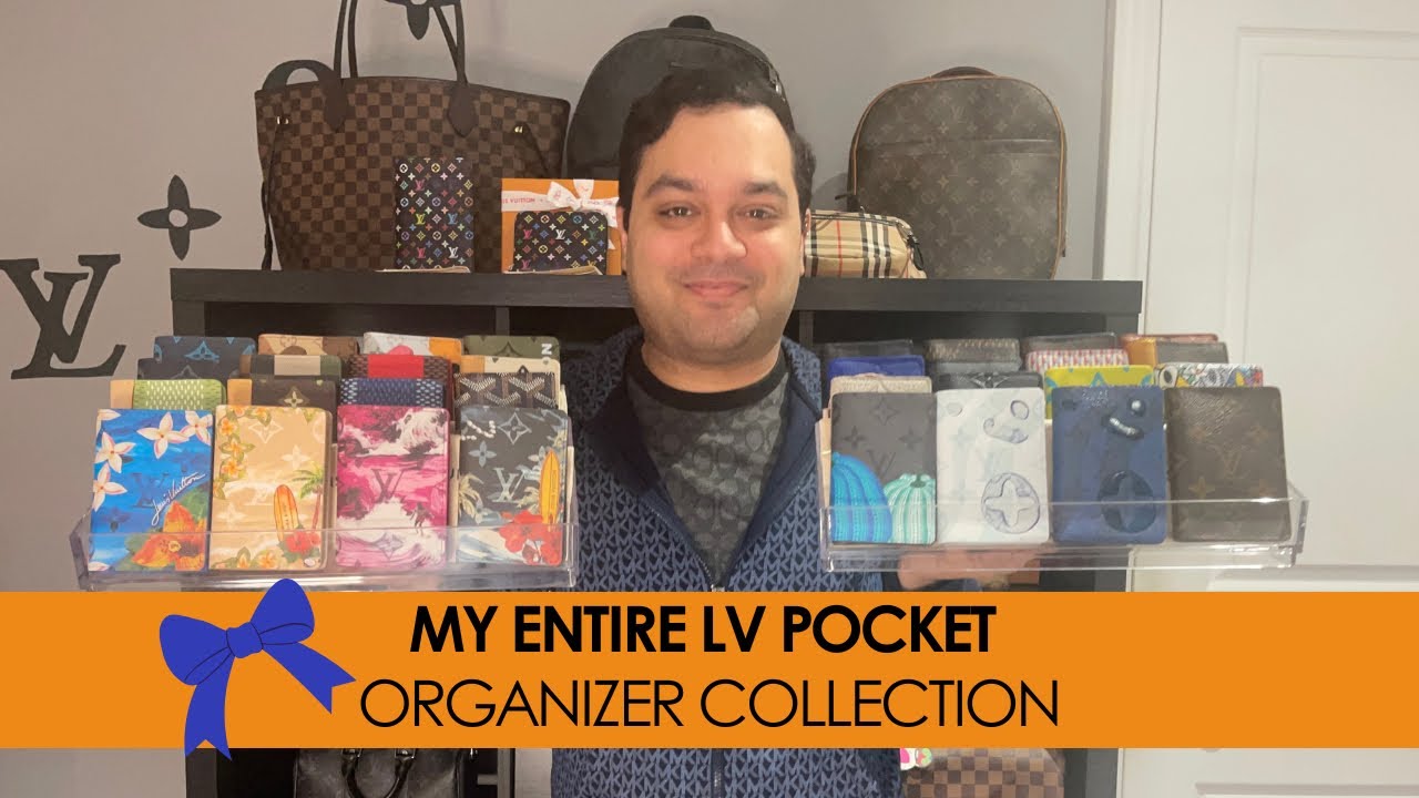 My ENTIRE Louis Vuitton Pocket Organizer Collection (34 Pieces)!