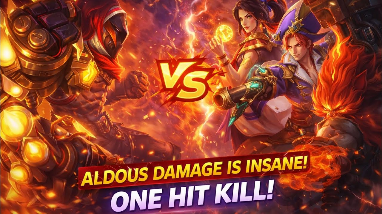 Aldous Damage Is Insane One Hit Kill | MLBB