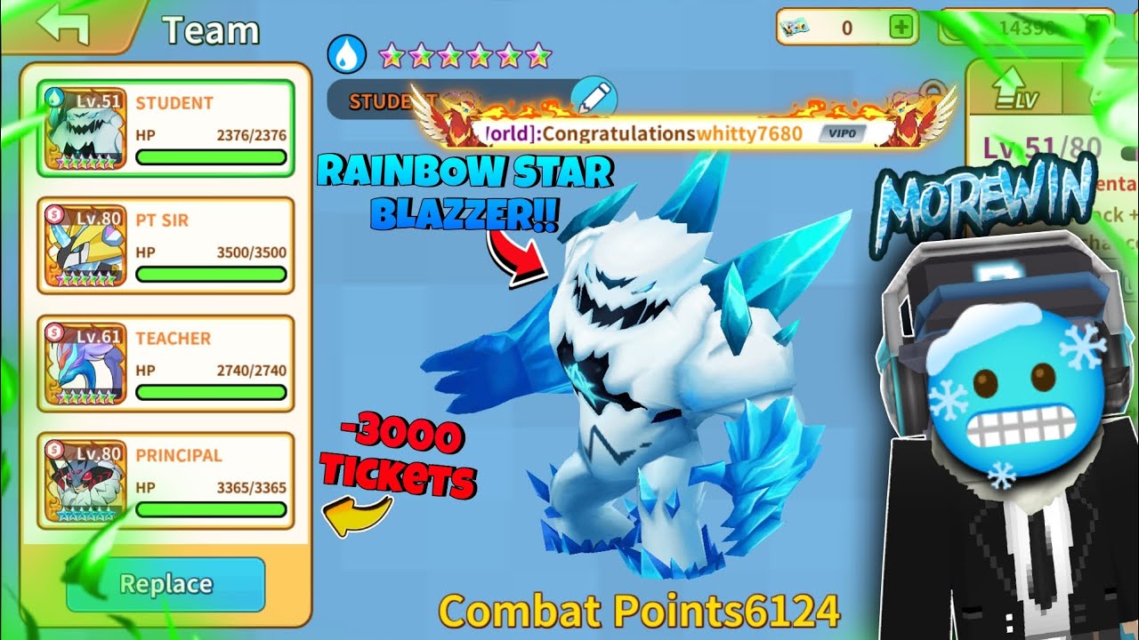 I GOT RAINBOW STAR BLAZZER IN TRAINERS ARENA BLOCKMAN GO!! 🥶🤑🔥 [-3000 Tickets]