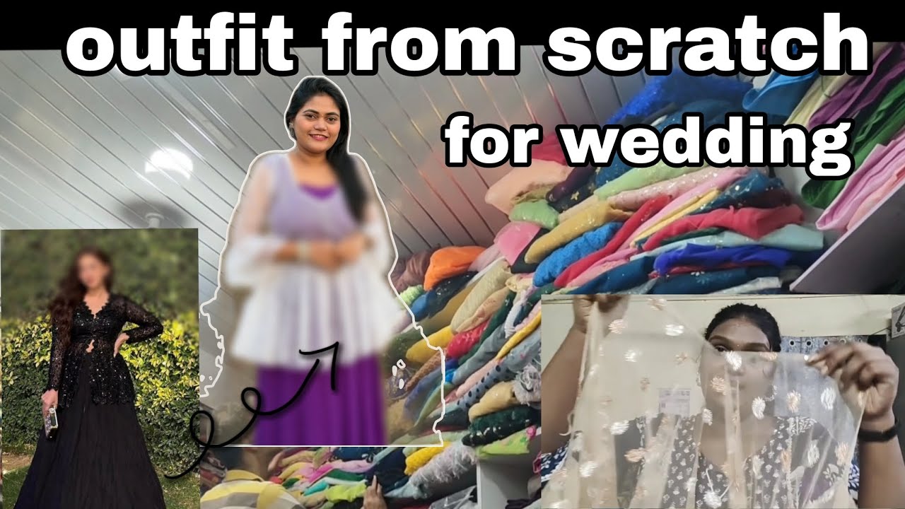 Outfit from scratch for the wedding 💍❤️/ Mansi verma 