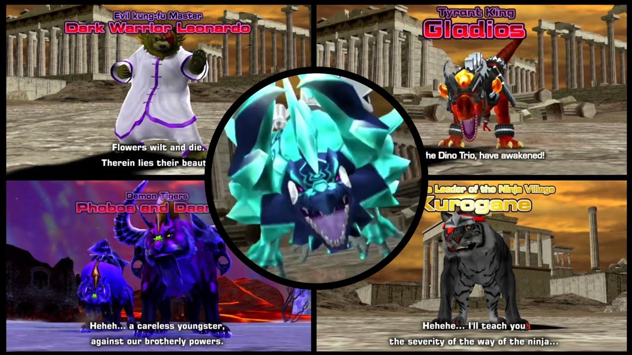 All bosses intro available in strong animal Kaiser maximum 4 | 百獣大戦グレートアニマルカイザー