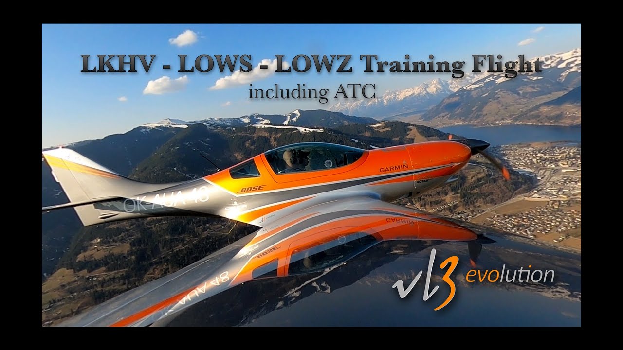 Vl3 Training flight LKHV - LOWS - LOWZ - LKHV