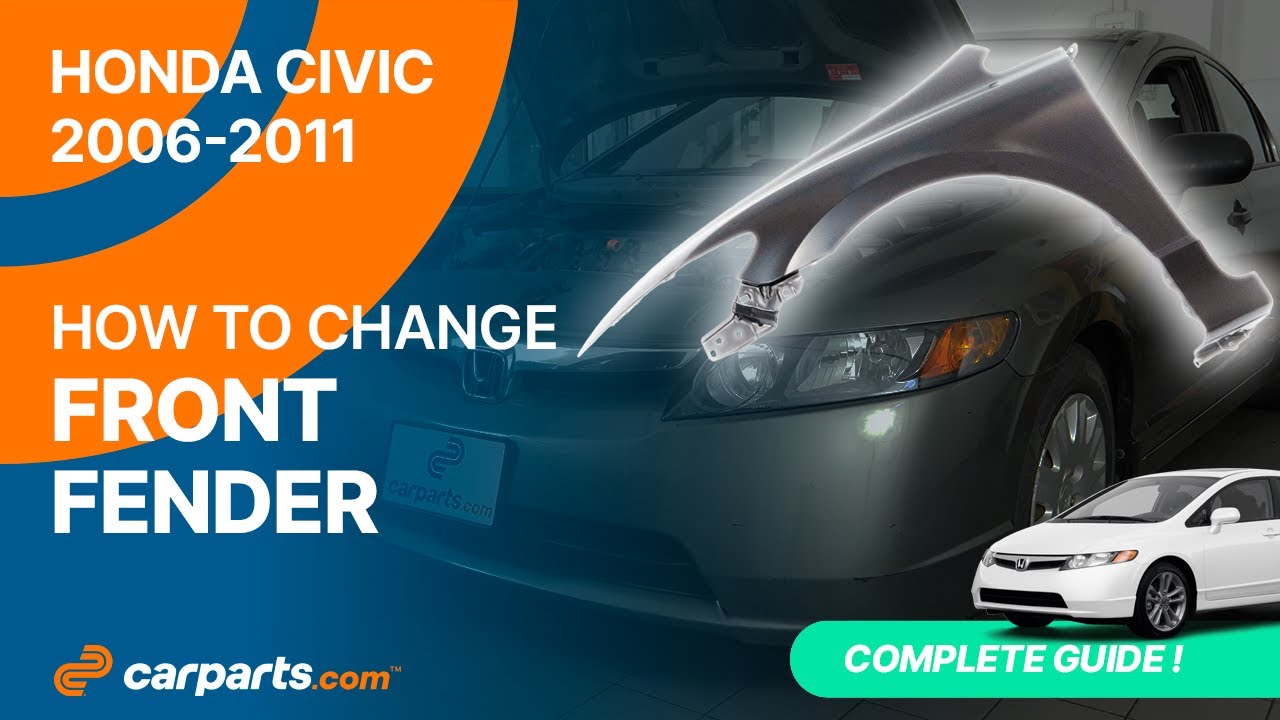 How to replace the Front Fender 2006 - 2011 Honda Civic 🚗
