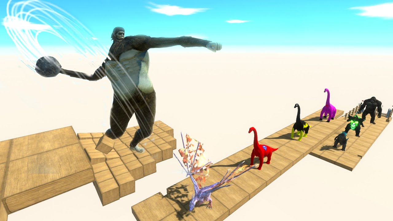 TITAN BEAST in DEADLY CLIMB vs ALL UNITS - Animal Revolt Battle Simulator