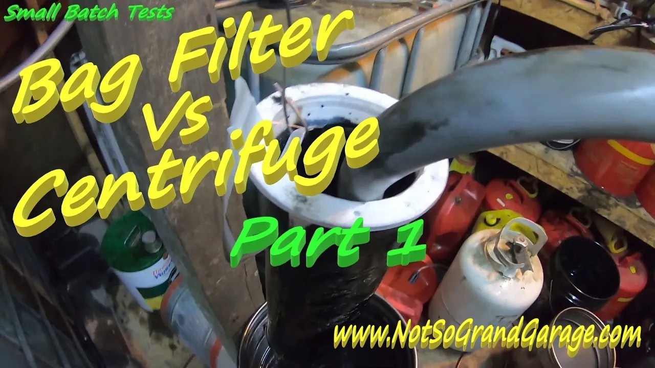 Black Diesel Small Batch Tests -  1 Micron Filter Bag - Part 1  -  WMO  -  BLACK FRIDAY!!