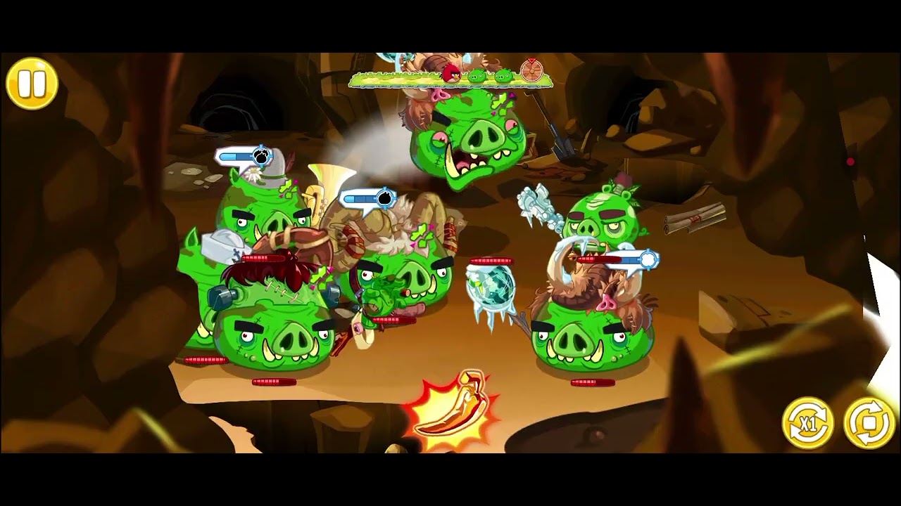 Angry Birds Epic Pig Friends - Brutes Vs Brutes 