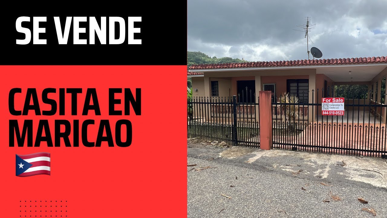 Se Vende casita con acceso al Río en Maricao P.R