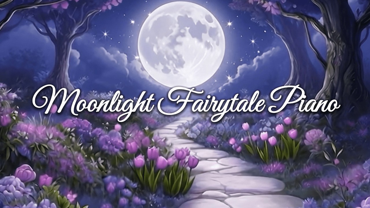 Moonlight Fairytale Piano 🌙 Dreamy Night Music for Relaxation & Sleep