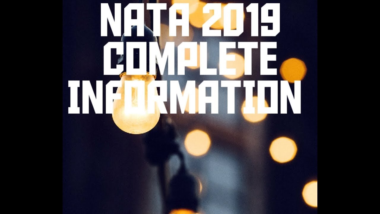 NATA FULL INFORMATION 2019