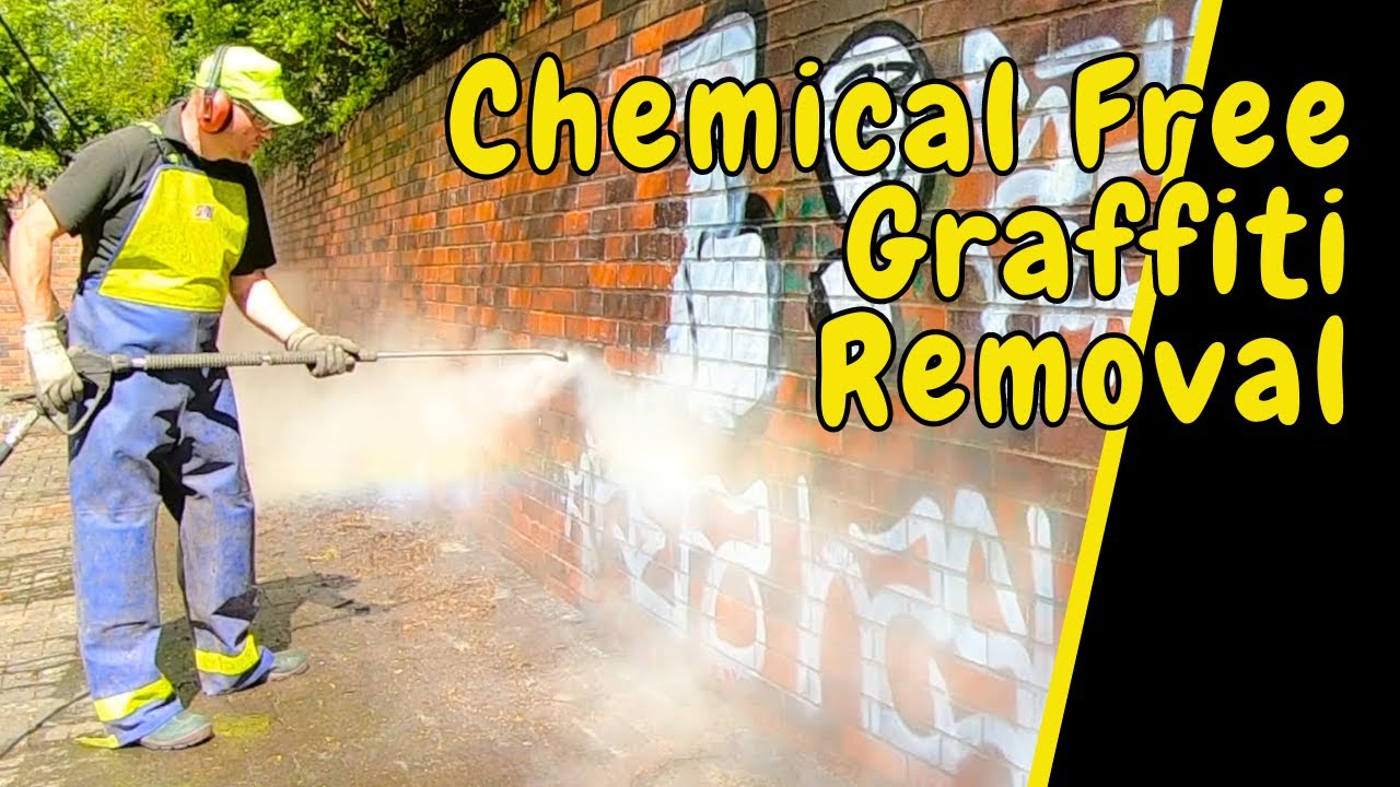 Chemical Free Graffiti Removal And Pressure Washing For The Town Council
