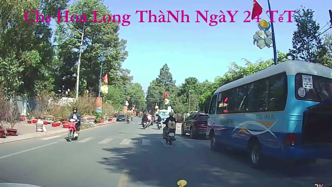 DẠO QUANH CHỢ HOA LONG THÀNH NGÀY 24 THÁNG CHẠP 2025