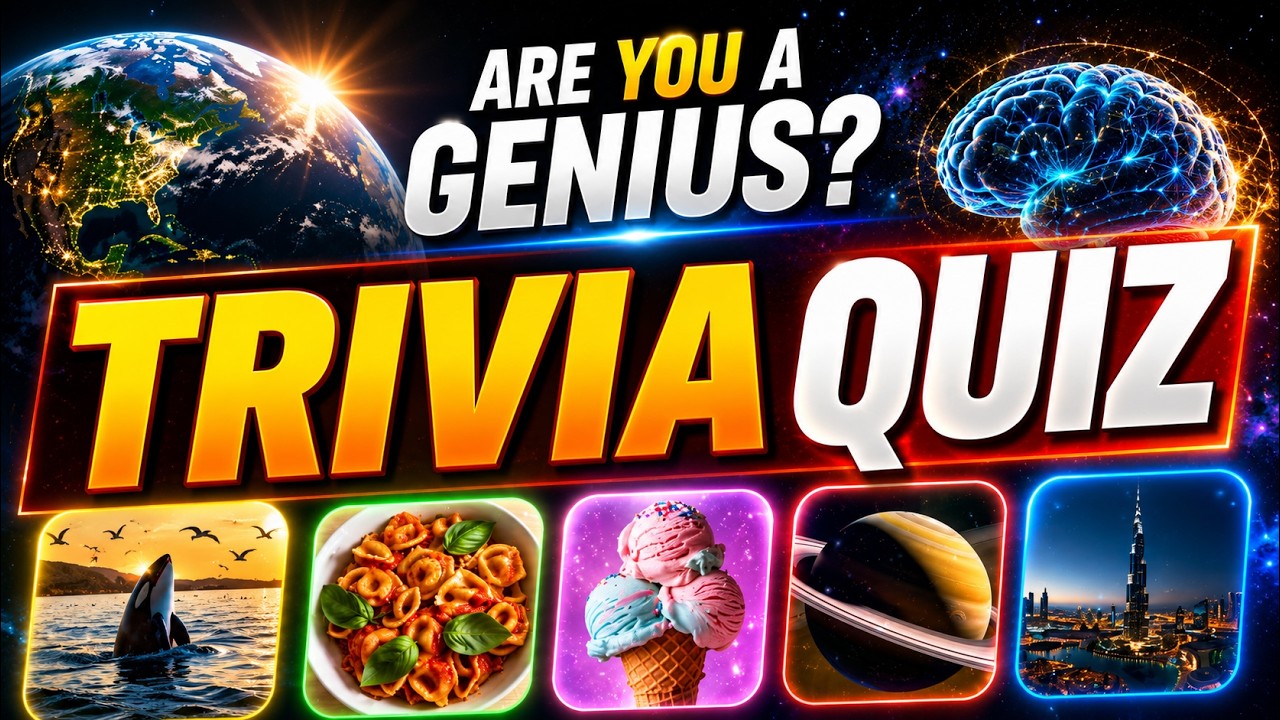 Are You a Genius? | Take this TRIVIA QUIZ now!