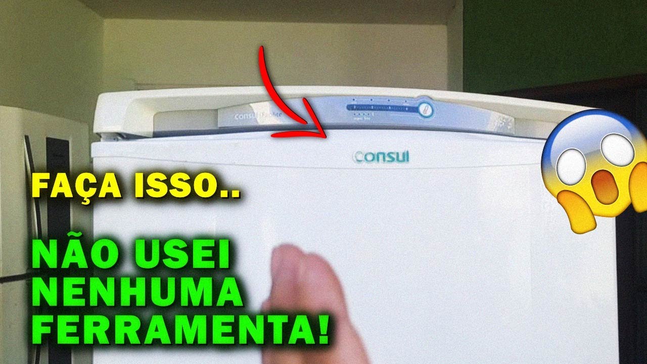 Como consertar geladeira consul facilite frost free sem ferramenta - veja como!