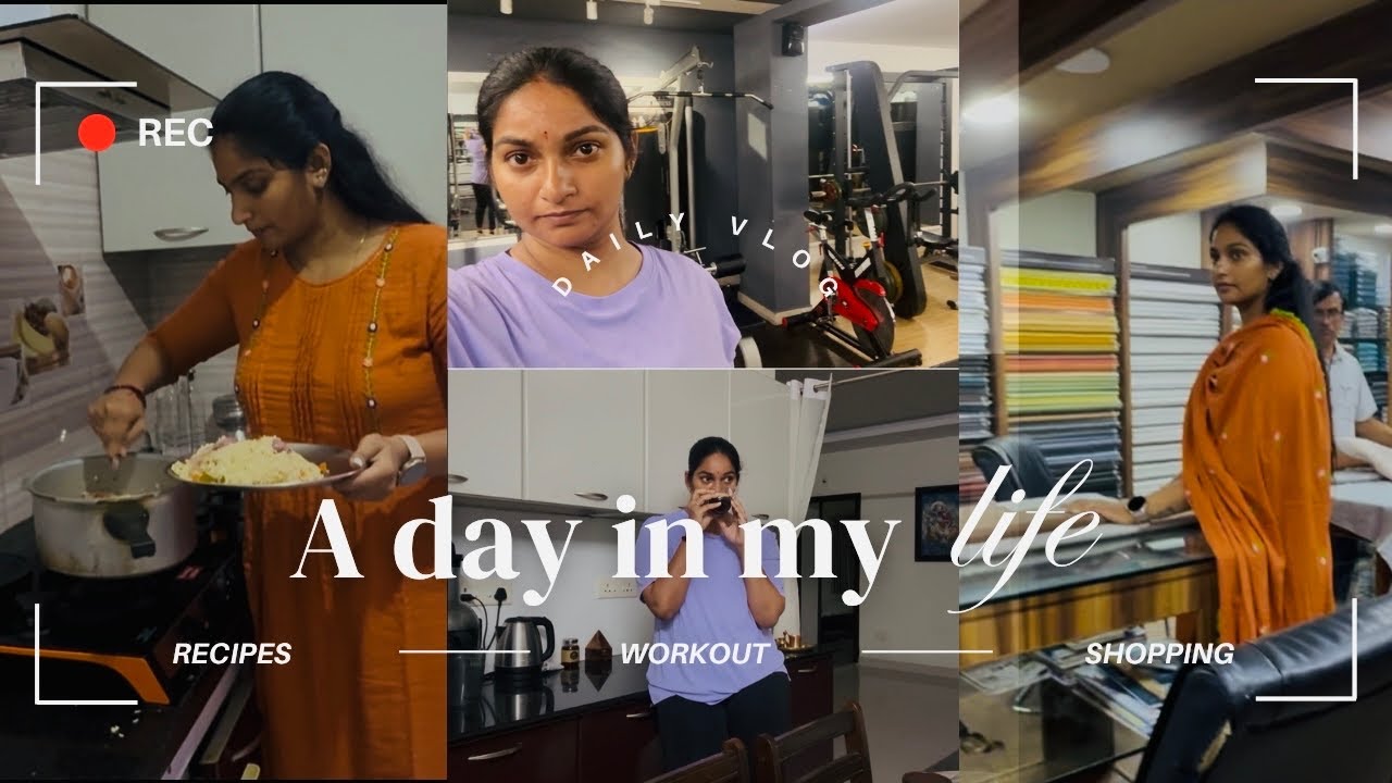 A day in my life // recipes , workout , shopping // daily vlog // YouTube lo voche first income 😊💃