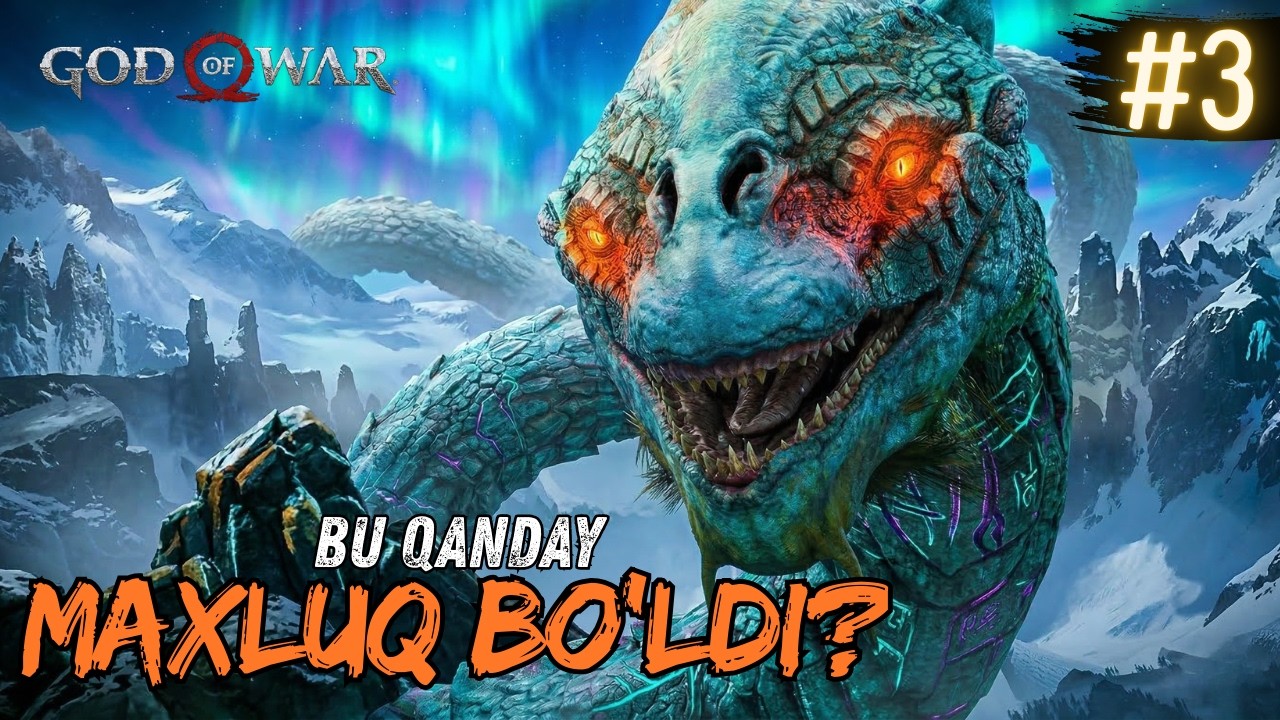 O'YIN TARIXIDAGI ENG KATTA MAXLUQ UYG'ONDI! 🐉 | God of War O'zbek tilida | #3