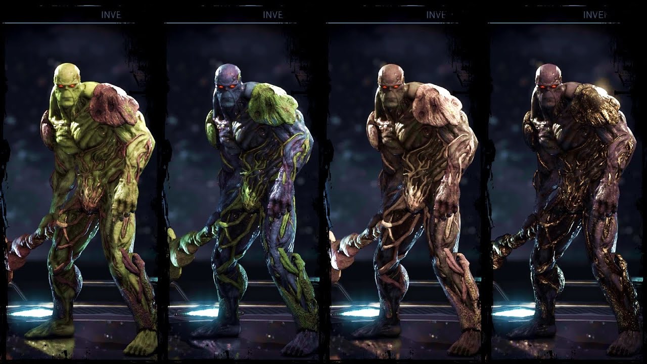 Swamp Thing - Gear and Skin Showcase - Injustice 2