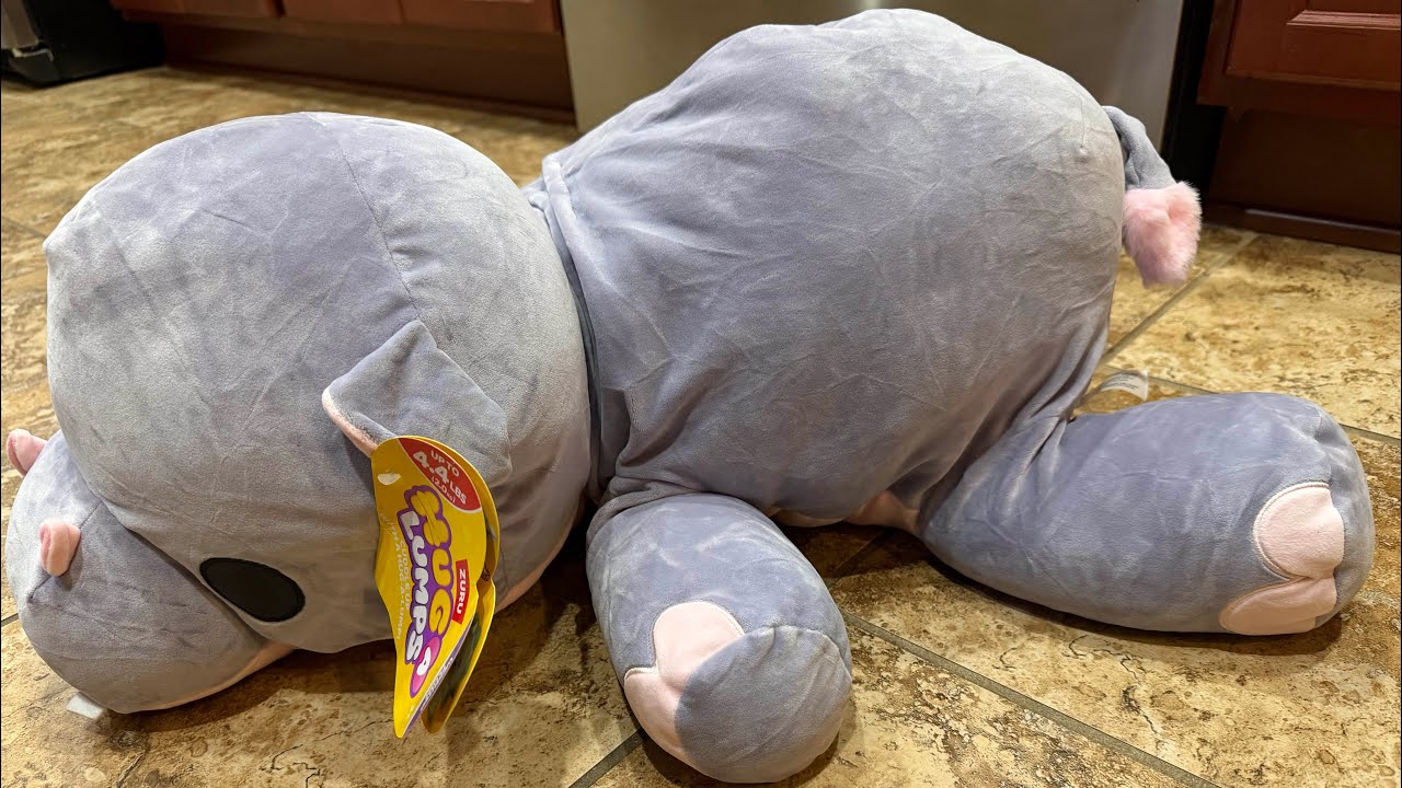 Zuru Hug-A-Lumps Weighted Plush Hippo | Unboxing and Review