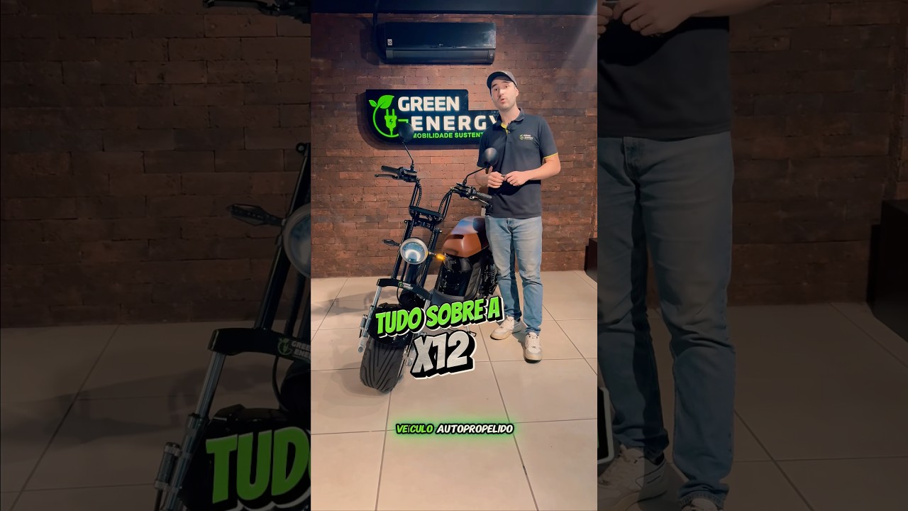 X12 Scooter El&eacute;trica ⚡️🛵 #motoel&eacute;trica #automobile #scooter #scootereletrica