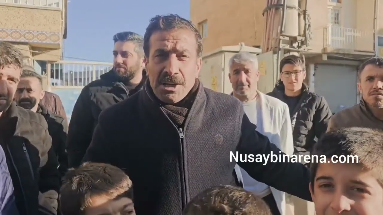 NUSAYBİN’DE 10 GÜNDÜR KARANLIKTA KALAN MAHALLE SAKİNLERİNDEN DEDAŞ’A TEPKİ
