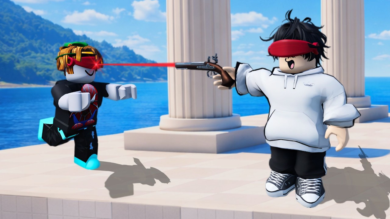 TICO SOBREVIVENDO NO ARENA DE TIRO VENDADO !! | Roblox - Blind Shot