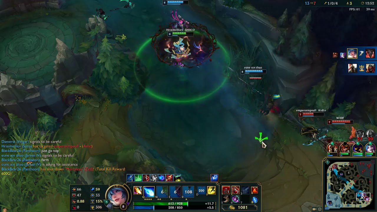[kda 1/2/9] sona vs morgana support Ranked Season 8 Patch 8.19