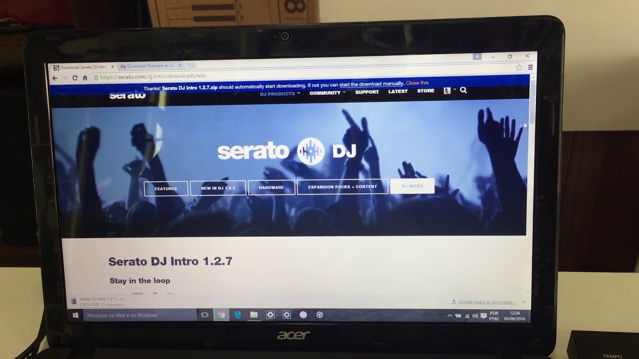 Tutorial instalação serato dj intro com ddj sb 2 pioneer, mixtrack numark etc.