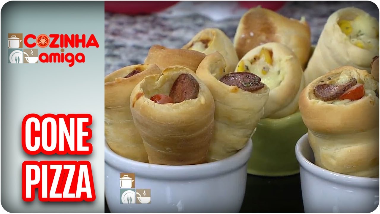 Cone Pizza - Chef Vivi Araújo | Cozinha Amiga (25/07/17)