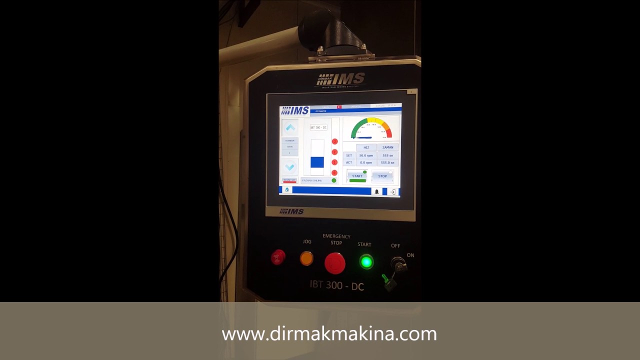 IBT 300-DC Planetary Mixer 300 Litres Capacity Test/Run