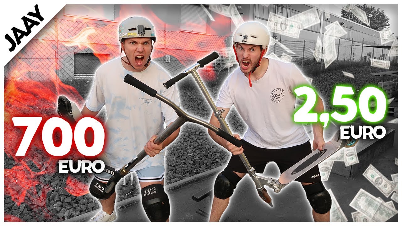 2,50&euro; VS 700&euro; SCOOTER *Scooter bricht durch!😱)