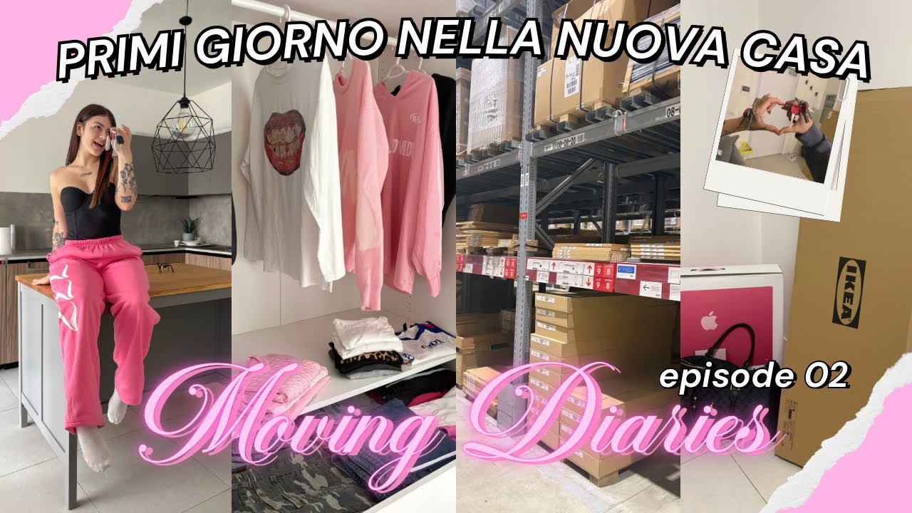 MOVING DIARIES ☆ ep.02 | house tour casa vuota🏡 + shopping IKEA + unboxing scatoloni 📦