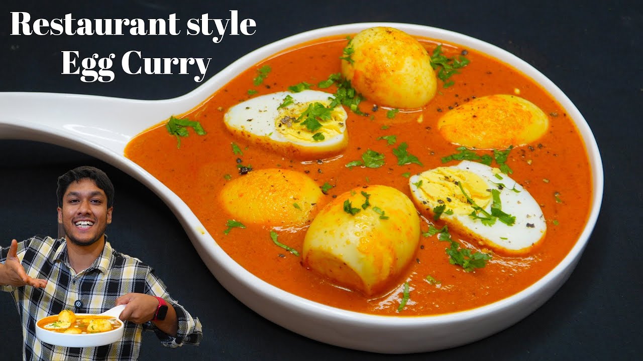 Restaurant Style Egg Curry - Perfect Gravy Recipe For Egg Curry - Masala Egg Curry