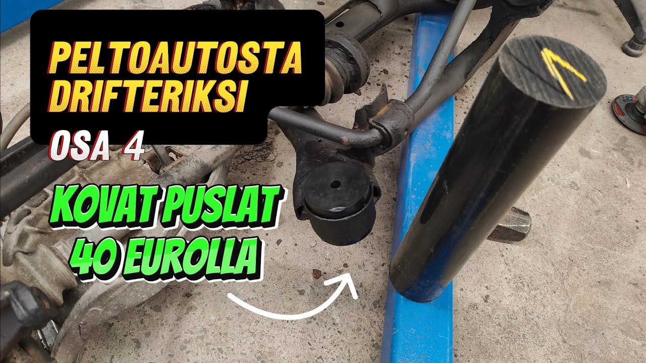 DIY takakelkan puslat , 6 piste vöiden kiinnitys