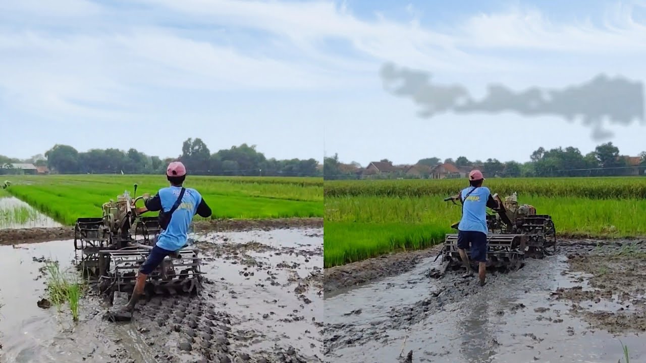 TRAKTOR CERBON JEH MAIN GLEBEK CUNGKRING SATU PETAK