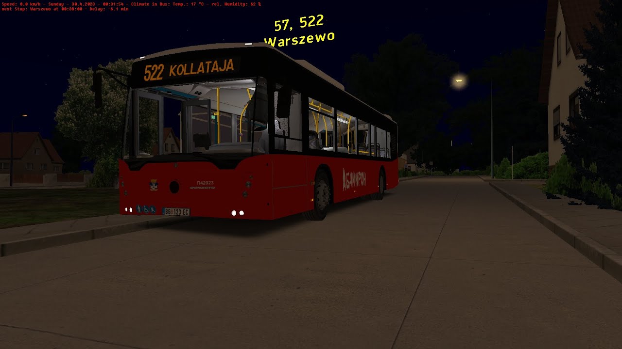 Omsi 2 - Projekt Szczecin - Line 522 - Mercedes Benz Conecto Diesel Voith