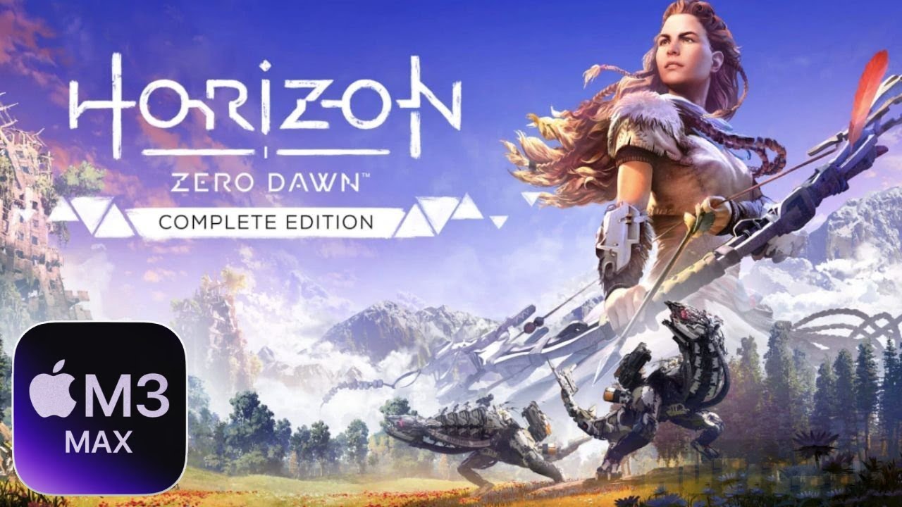 Первые впечатления &mdash; Horizon Zero Dawn на Mac с процессором M3! (CrossOver 23.7) (M3 Max &mdash; 36 ГБ ...
