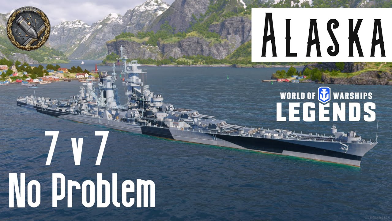 Alaska | 7v7.. No Problem | World of Warships: Legends