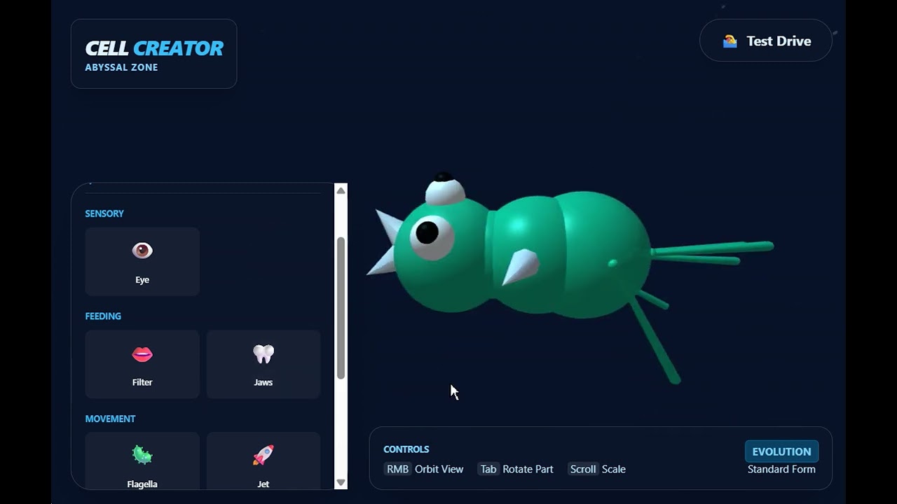 Cell Maker (Inspired by Spore Cell Creator)
