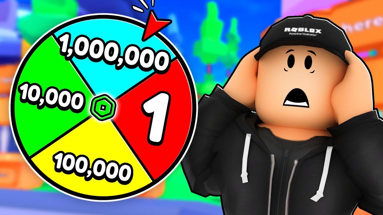 I Let A Wheel Decide How Much Robux I Give!