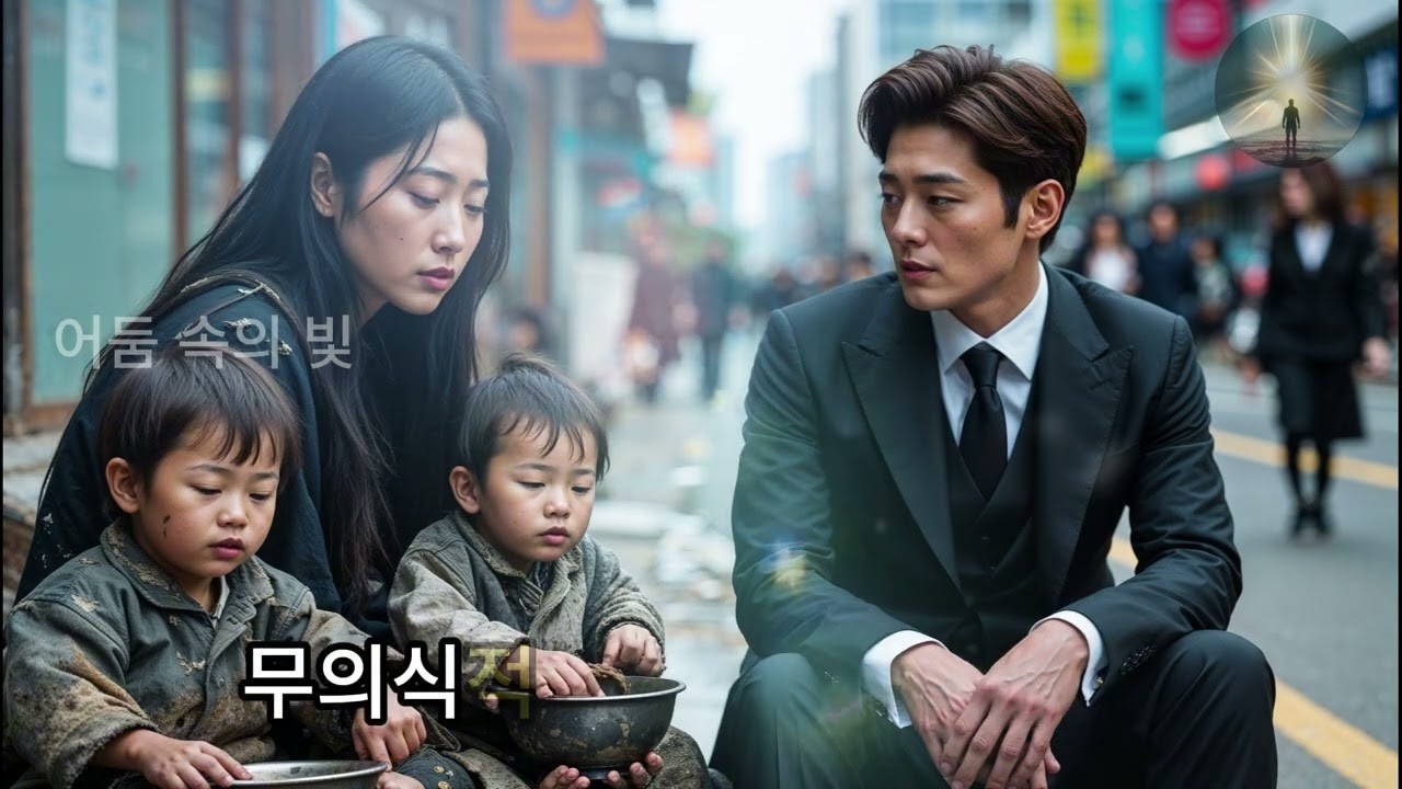 억만장자가 두 아이와 거지를 우연히 만나! 그의 행동에 모두 경악!
