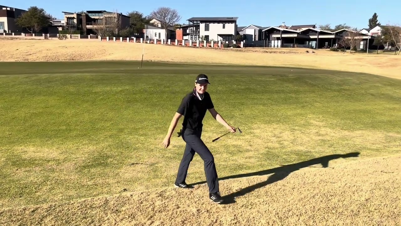 @Ameen Myburgh  vs @Matthew Bennett . 9 hole match play at the Els Club Copperleaf
