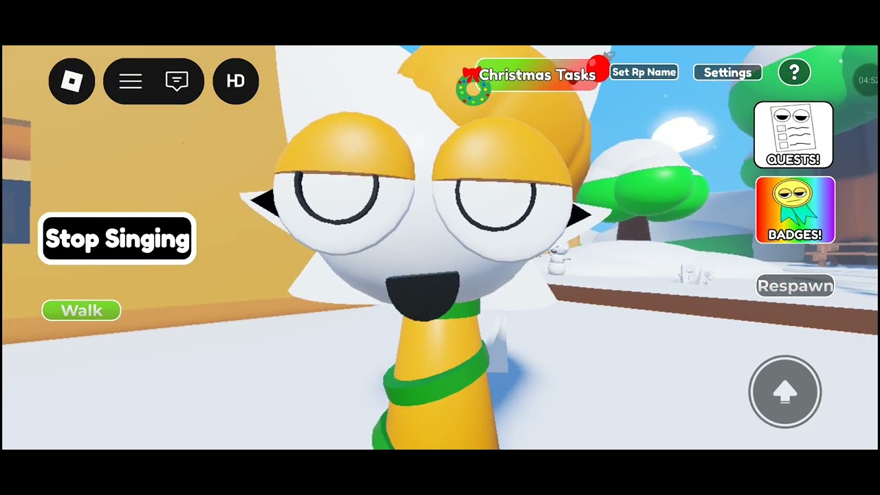Mostrando meus special badges e os quests do sprunki rp remake