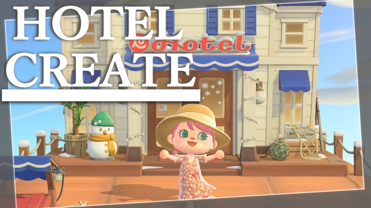 【あつまれどうぶつの森】おしゃれな島のおしゃれなホテルを作りたい人。たくさんお話ししていってね！【初見さん歓迎だよ！】