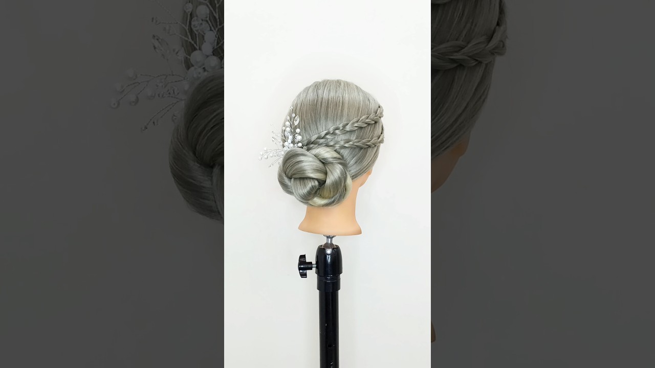 Beautiful bun ideas #bunstyle#buntutorial