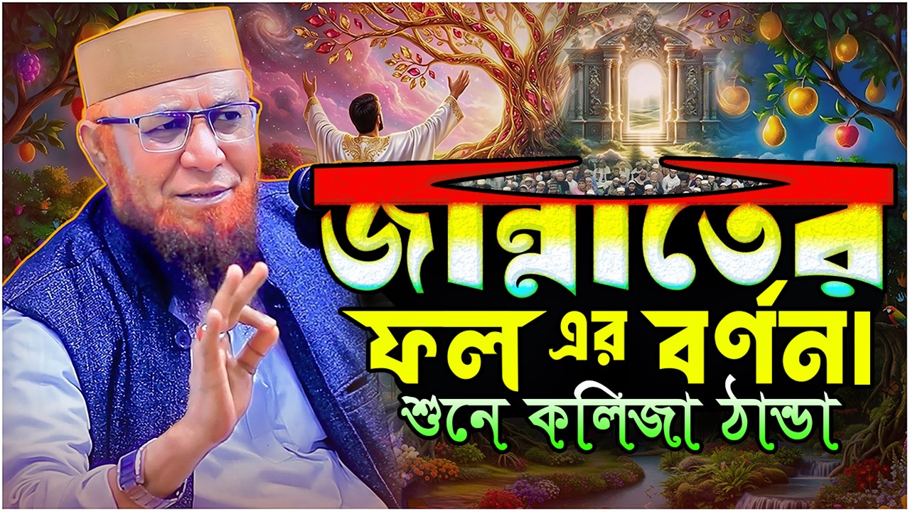 জান্নাতের ফল এর বর্ণনা শুনে কলিজা ঠান্ডা┇মুফতি নজরুল ইসলাম কাসেমী┇Mufti Nazrul Islam Kasemi┇New Waz