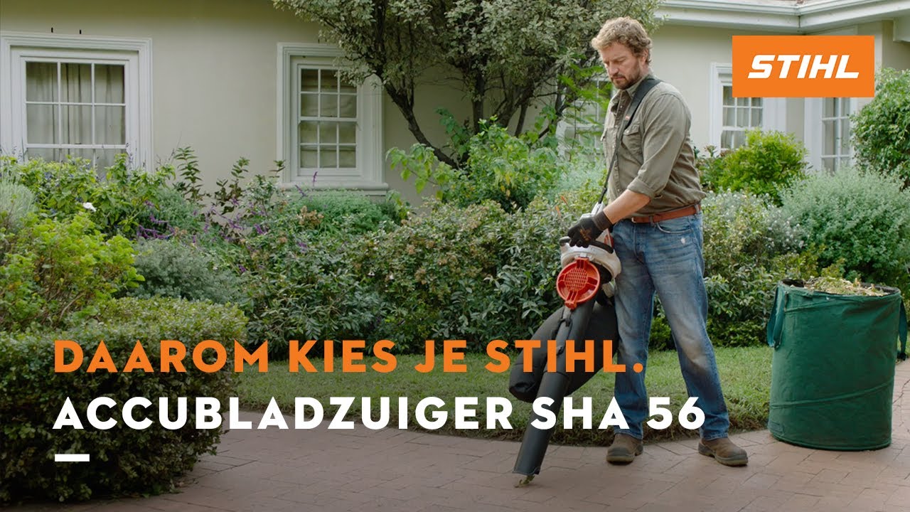 Wat zijn de voordelen van de accubladzuiger STIHL SHA 56?