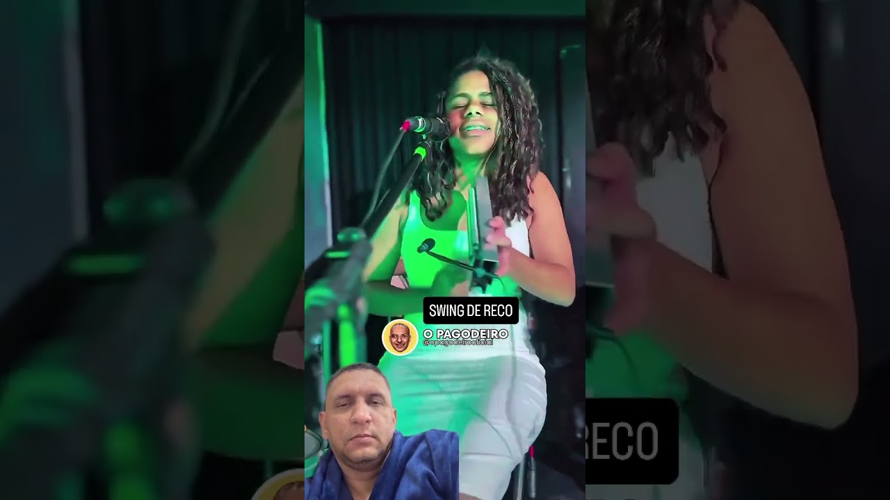 Menina tira onda tocando reco reco #pagode #samba #recoreco