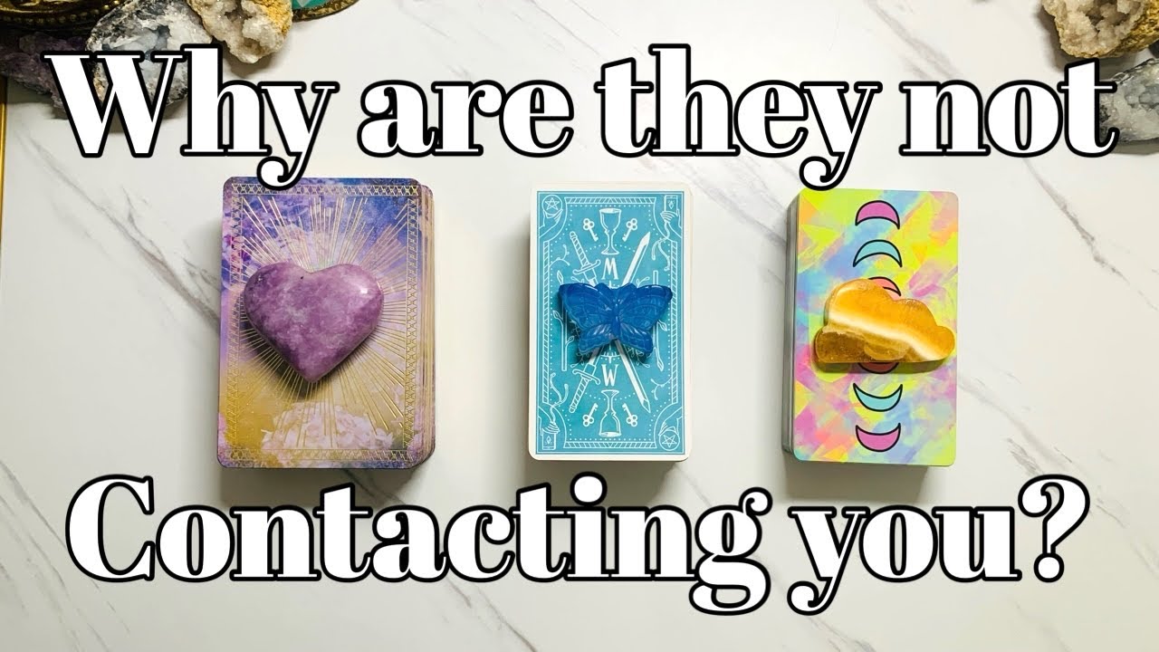 Why are they not contacting you AND Will they contact you?!🤳💌🤐Pick a Card Tarot Reading✨