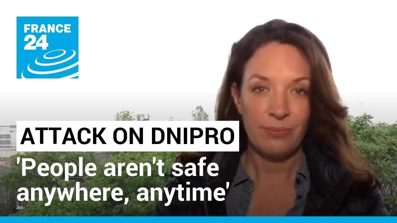 Russian attack on Dnipro: Missile strike on clinic kills at least two &bull; FRANCE 24 English