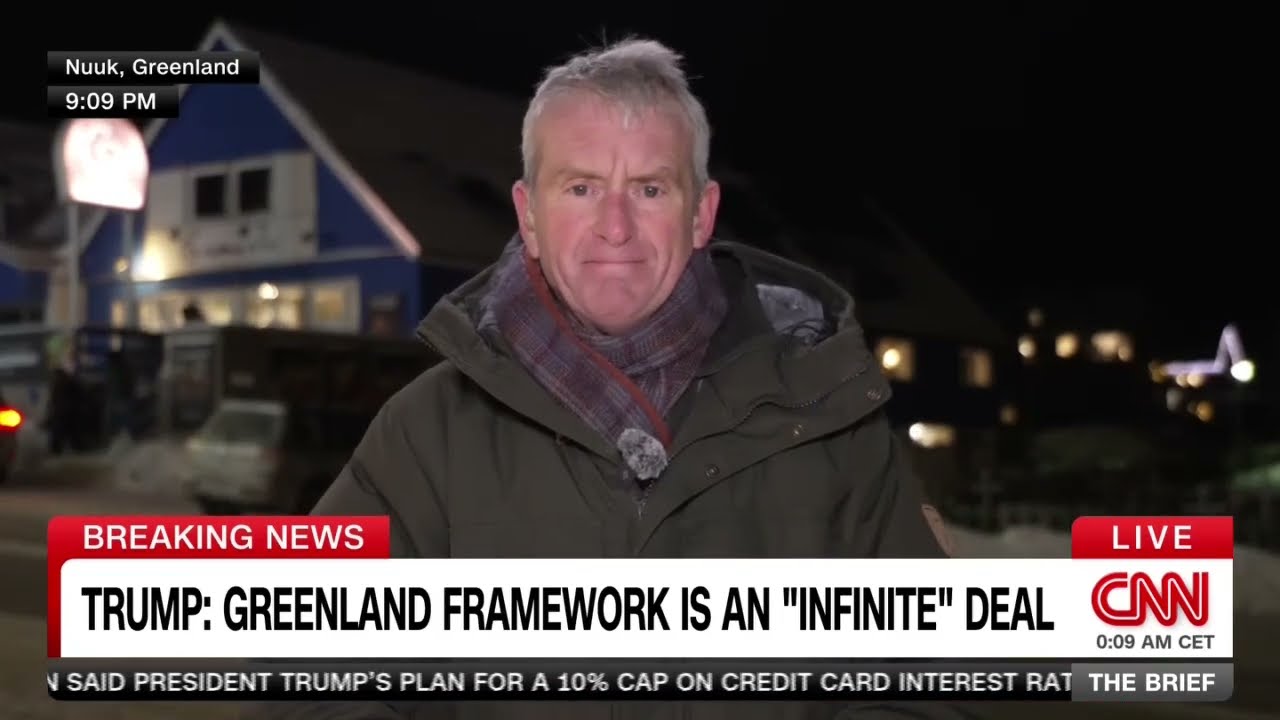 Trump Rules Out Military Takeover of Greenland | Framework Deal at Davos - CNN's Lynda Kinkade